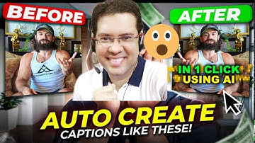 How To Create Viral Alex Hormozi Captions In 1 CLICK - Using This NEW Ai Auto Captions Tool!