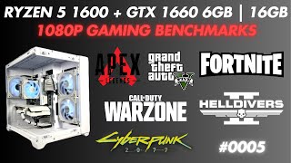 Ryzen 5 1600 + GTX 1660 6GB | 16GB | Uniquity PCs | # 0005 - Benchmarks