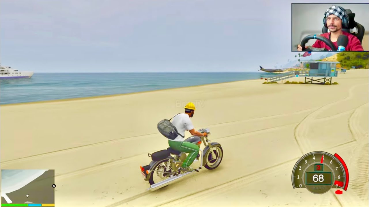 Bullet Yaar da 😈 .. police 👮‍♂️ peh gyi pishe Masa bache 😳 Punjabi GTA x BrarTv