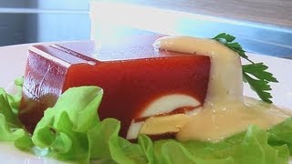 Студень из томатного сока с яйцами видео рецепт. Книга о вкусной и здоровой пище Студень из томатного сока с яйцами видео рецепт. Книга о вкусной и здоровой пище