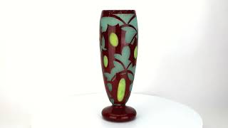 Le Verre Français – Cosmos Vase 1928 / 1930 - Antiques Emporium Glass Collection