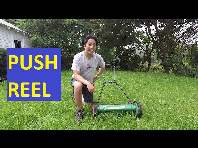 Scotts Classic Push Reel Lawn Mower, Organic Lawncare 