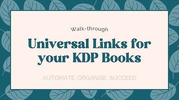 How to Add Universal Links for KDP Books on Your Website