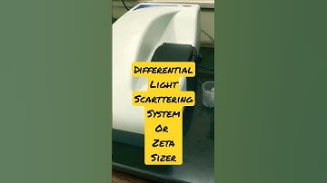 DLS. differential light scattering system or Zeta sizer