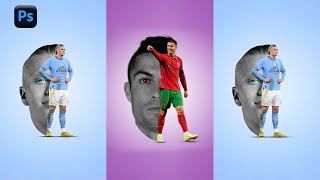 Ronaldo Create a sports poster using Adobe Photoshop