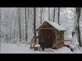 Dağ Evi Ne kadar Bütçeyle Yapılır.Dağ Evinde İlk Kar Doğada Tek Başına. 60.Bölüm.Solo Bushcraft Camp