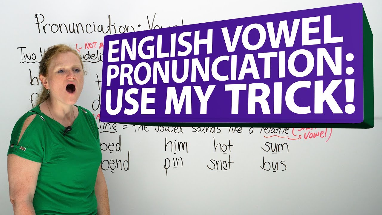 My Secret English Vowel Pronunciation Trick Youtube