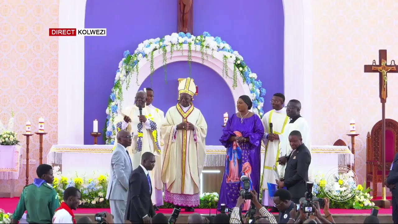 LUALABA : DÉDICACE & REMISE DE LA CATHEDRALE SAINTE MARIE REINE DE LA PAIX MARIAPOLIS DE KOLWEZI