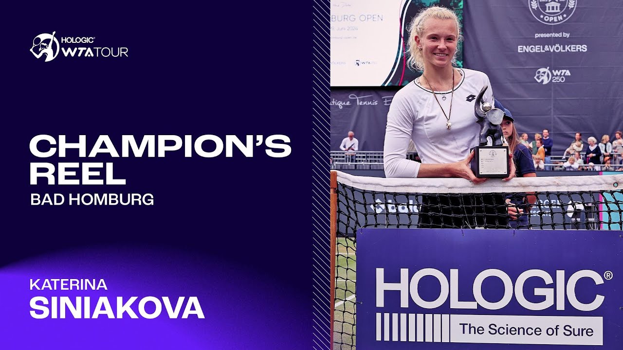 Bad Homburg champion Katerina Siniakova's TOP plays! 🏆
