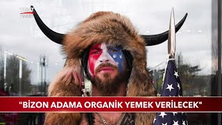 Kostümüyle Gündem Olan Bizon Adama Organik Yemek Verilecek