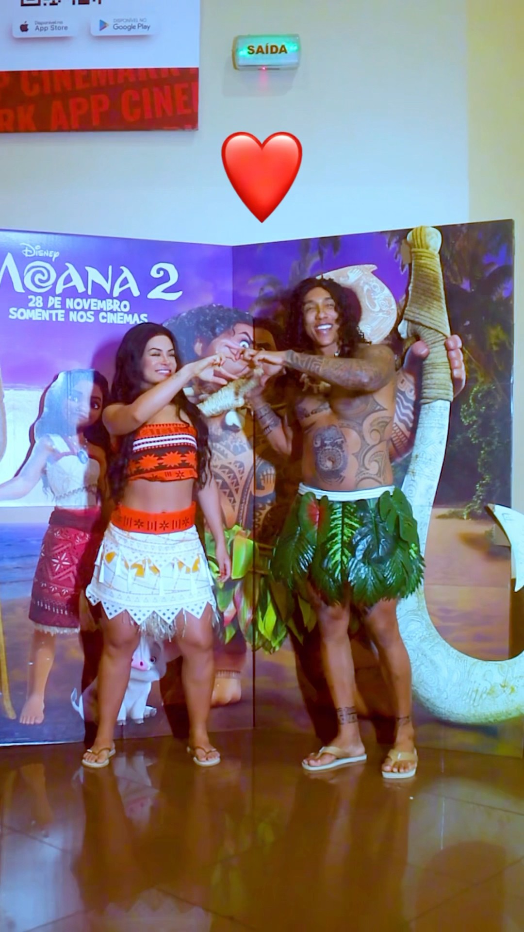 ❤️ ou ?? Fofinhos! @ApolloSant #entretenimento #moana #maui
