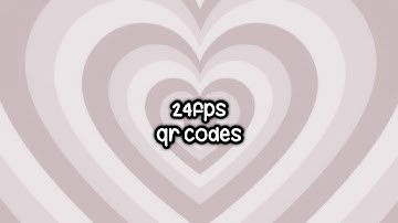 24FPS RARE QR CODES • awshcr