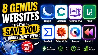 8 FREE Genius Websites That Will Save You Hours Every Week! 