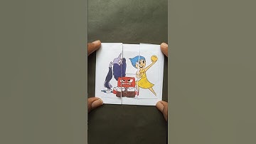 insideout2  paper folding magic  puzzle game challenge  #art #insideout2 #craft