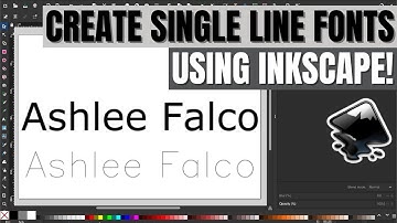 Free And Easy: Creating Single Line Fonts In Inkscape!