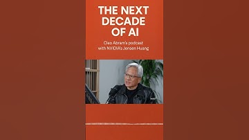 Jensen Huang on the next decade of AI 🤯 is #openai #jensenhuang #nvidia #cleoabrams