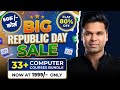 💥 26 January ka Celebration! | Purani Job ko Bye-Bye bolo! 33+ Courses par 80% Off!