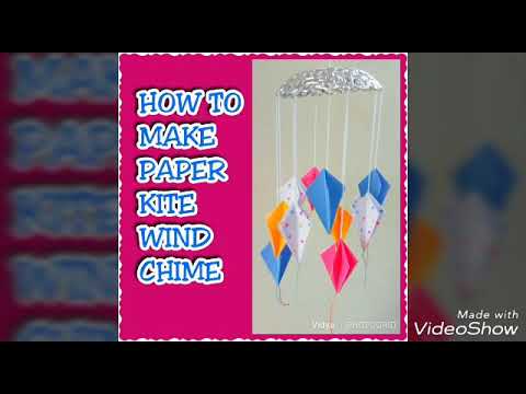 HOW TO MAKE KITE WIND CHIME - MAKAR SANKRANTI SPECIAL - YouTube