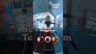 Simulasi Tenggelam Di Lautan #shorts Simulasi Tenggelam Di Lautan #shorts