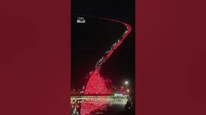 Millions of people stuck in a massive traffic jam for an entire day