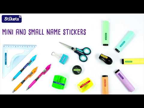 Label Your School Supplies With Stikets!