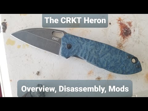CRKT Heron: Overview, Disassembly, & Scale Mod