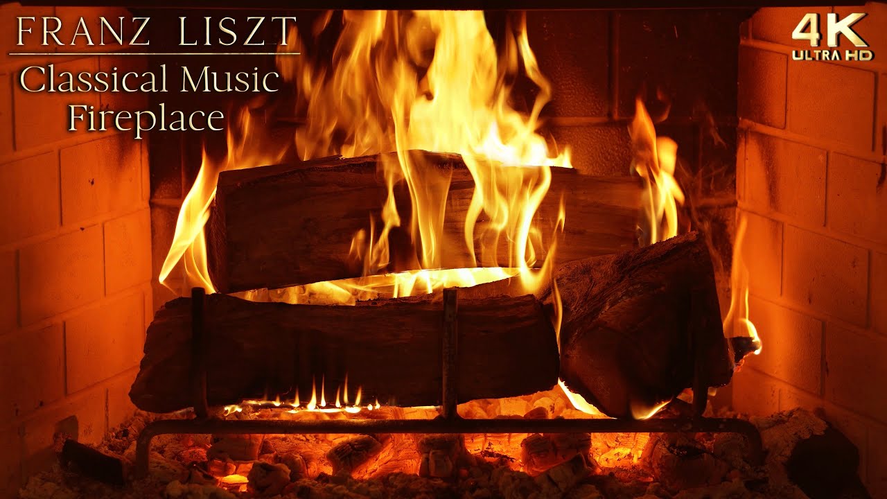 🔥 Franz Liszt Piano Classical Music Fireplace