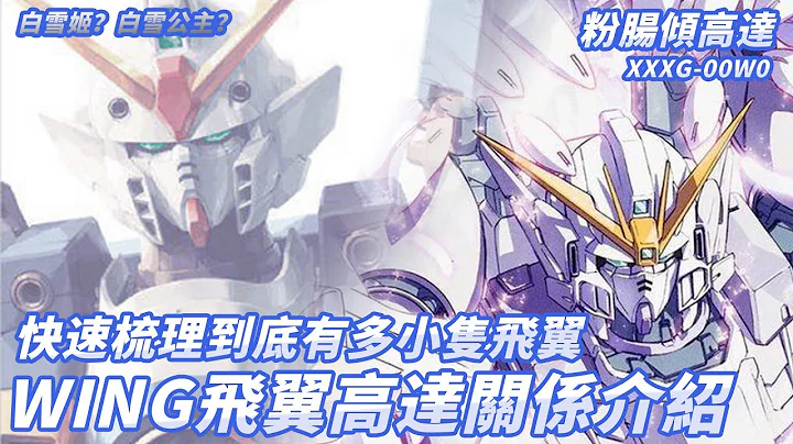 【粉腸傾高達】快速整理到底有多小隻飛翼 WING高達關係介紹 XXXG-00W0  鋼達W（廣東話 中文字幕） - 天天要聞