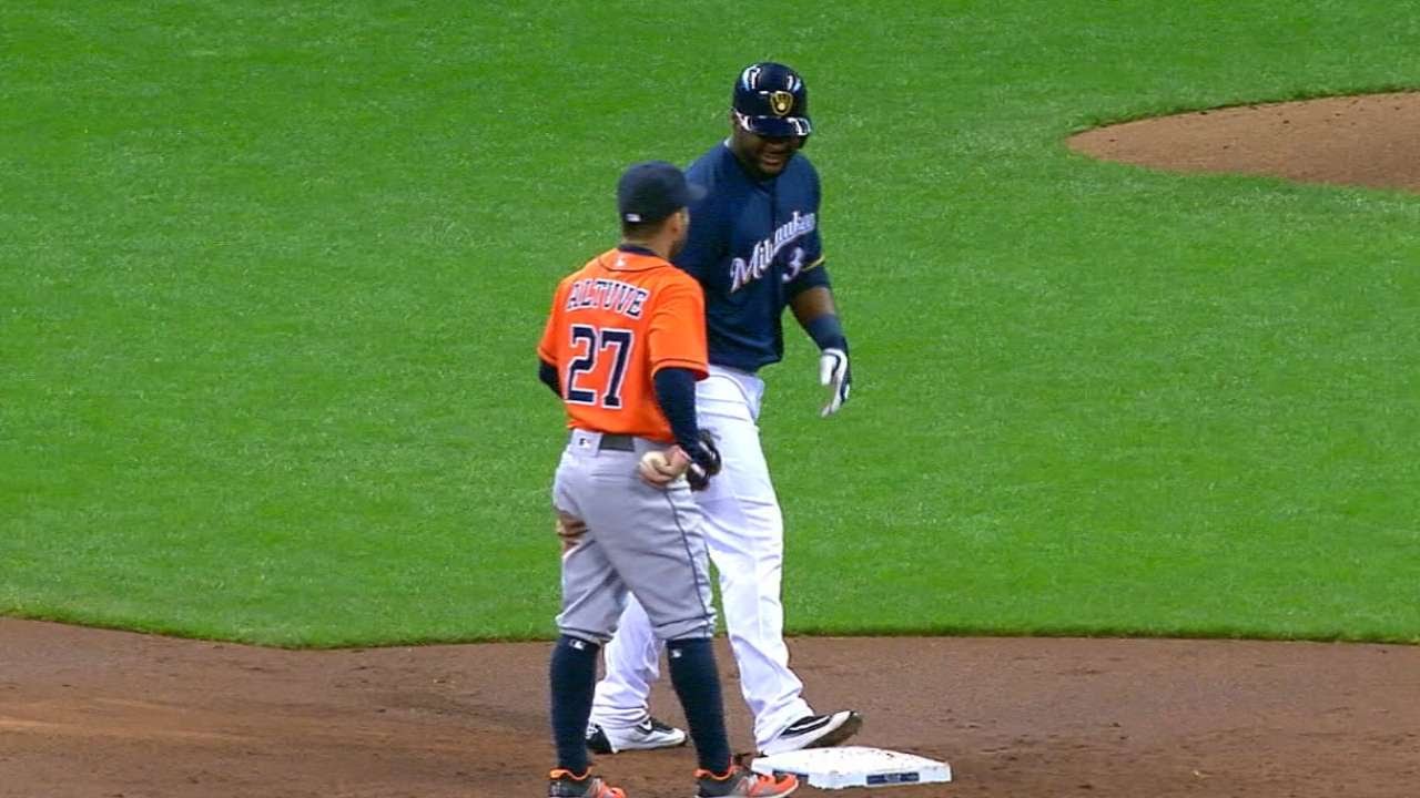 Jose Altuve pockets baseball from first Triple-A hit: 'I'm really proud'