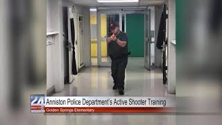 Anniston Police Dept Holds Active Shooter Training