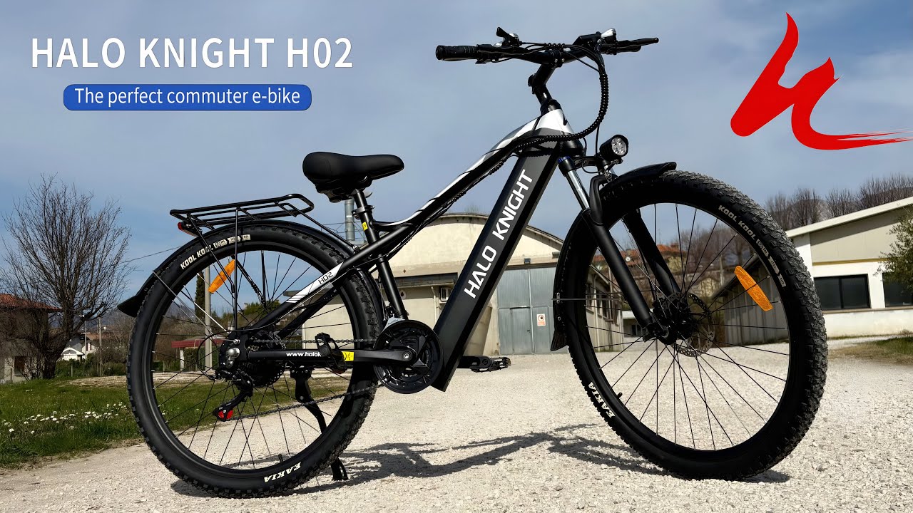 HALO KNIGHT H02 750W Electric Bike - The Perfect Commuter E-Bike - YouTube