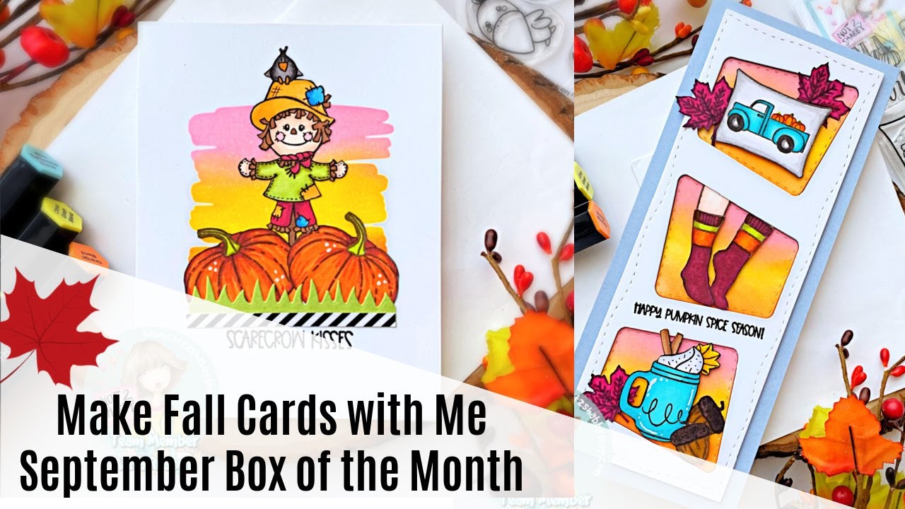 Relax and Make Fall Cards with Me | September Box | Not2Shabby