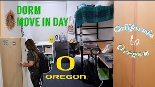 Moving into a college dorm!