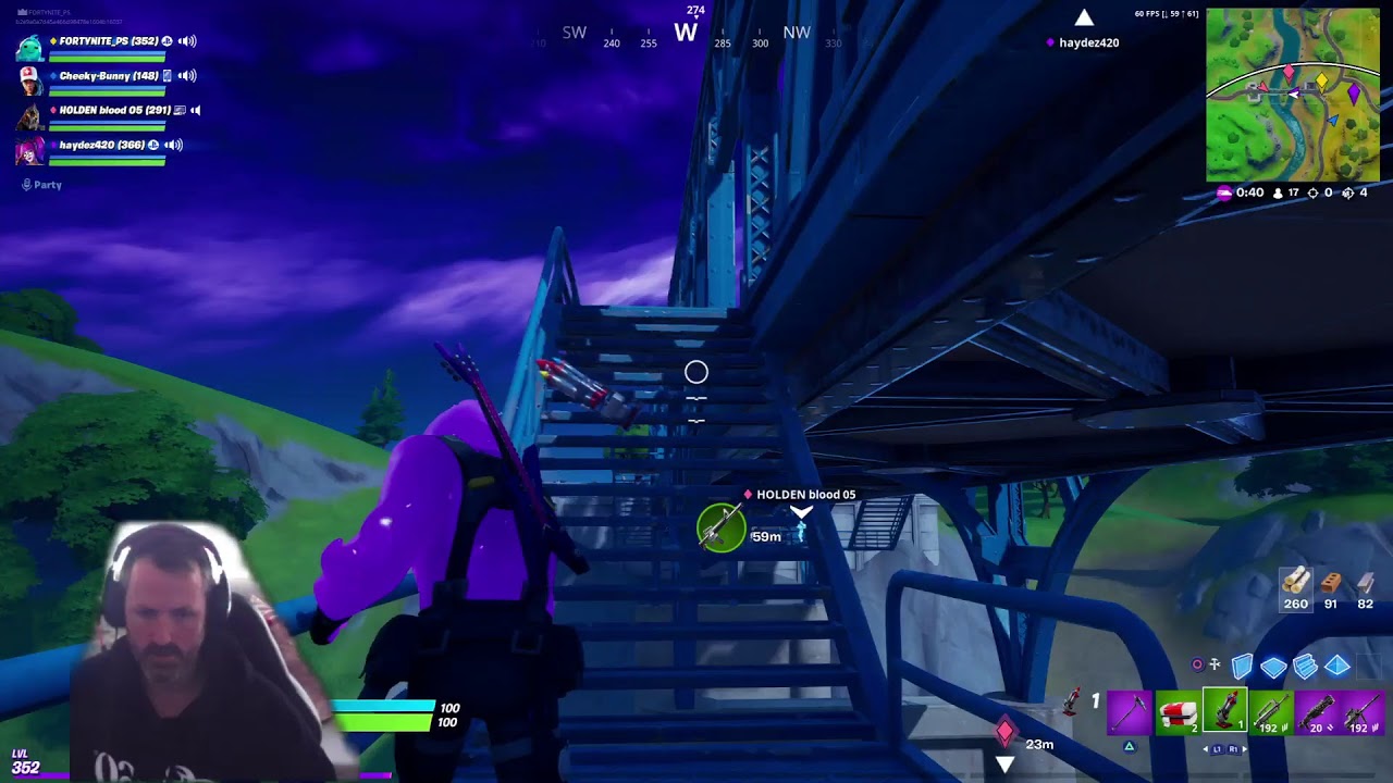 Just got 3 wins in a row Fortnite Live - YouTube
