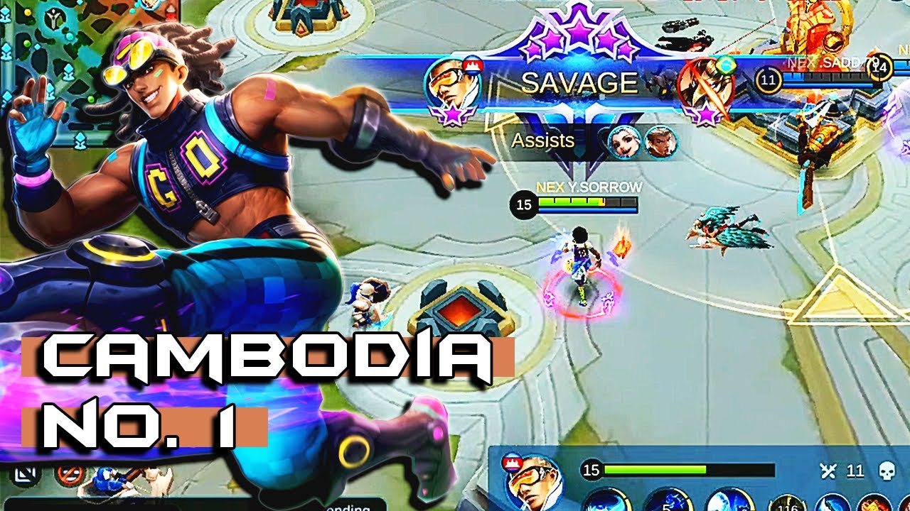 TOP 1 BRUNO || Cambodia No. 1 Bruno Marksman SAVAGE Gameplay 2020 || MLBB