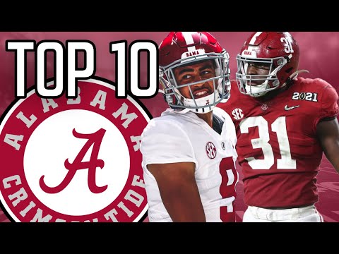 Alabama Crimson Tide TOP 10 Football Players for 2022