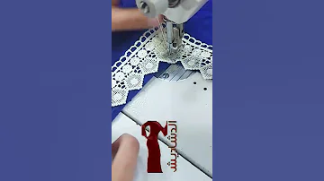 طريقة خياطة الدانتيل عند الزوايا 