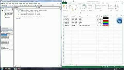 VBA Macro: Convert Hexadecimal to RGB values