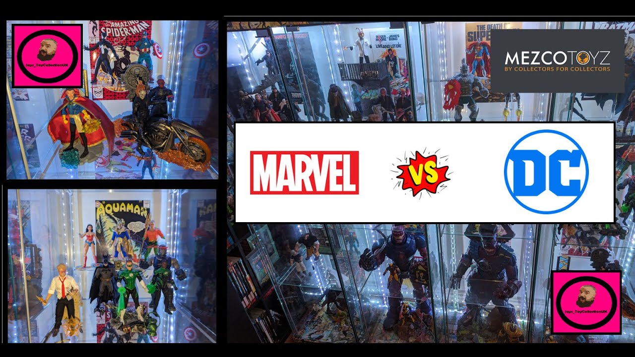 Marvel Vs DC  Who's Best ?! Mezco One:12 Action Figure Complete Room Tour NEW Figures Mezco Superman