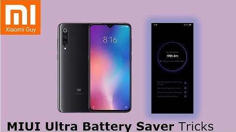 MIUI - How to enable Ultra Battery Saver