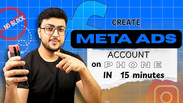 Create META ADS Account on MOBILE in 15 MINUTES with EASY STEPS