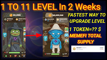 Memefi 1 to 10 Level Kare💸💸Fastest Way To Upgrade Your memefi Bot level💸💸Memefi Best Tips To Upgrade