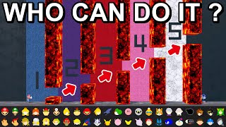 Who Can Reach All Lava Holes ? Tierlist - Super Smash Bros. Ultimate