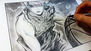 Drawing - Tetsuya KUROKO in the ZONE - Kuroko no Basket | OlivierDraw