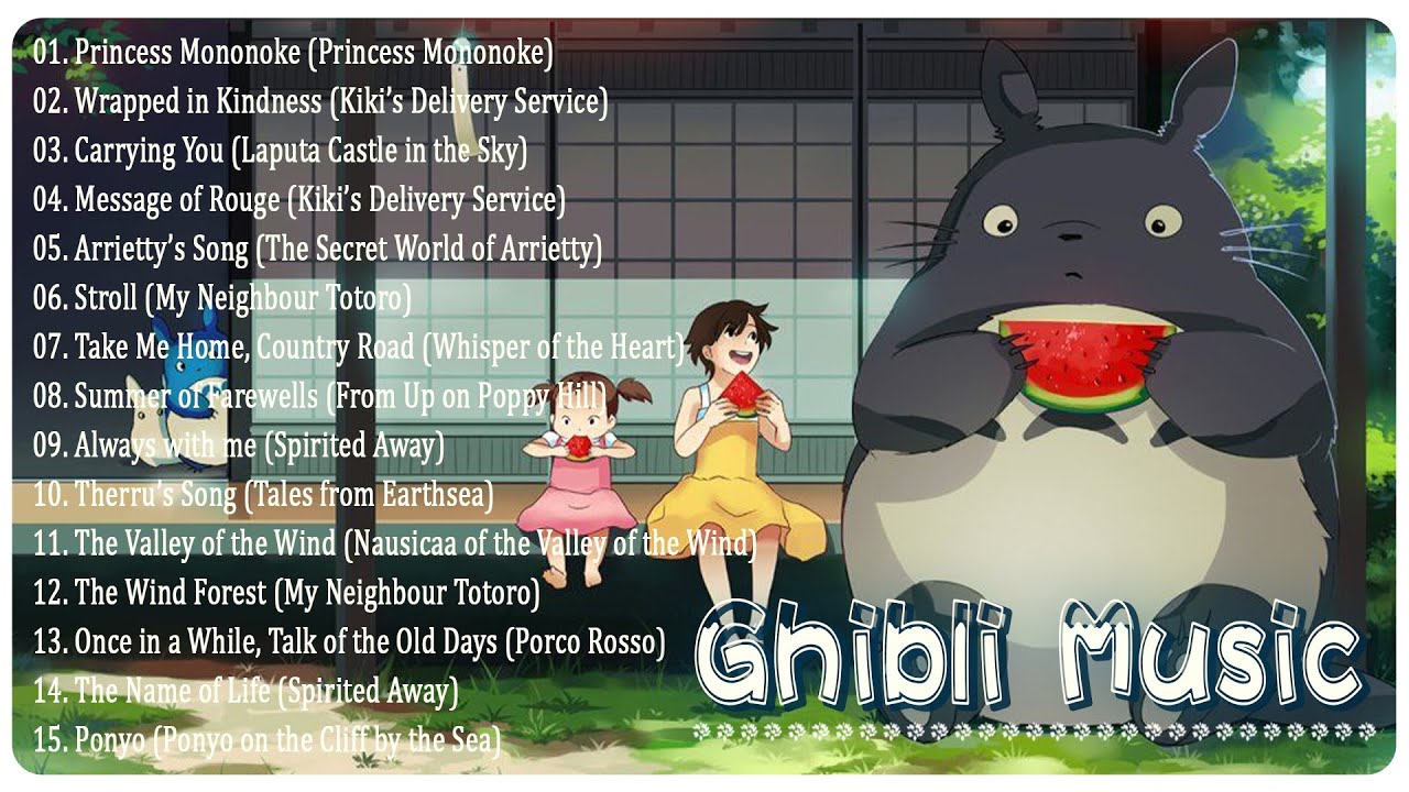 Ghibli Music Piano 🍕 Beautiful Timeless Piano Pieces From Ghibli Movies #dreamytotoro