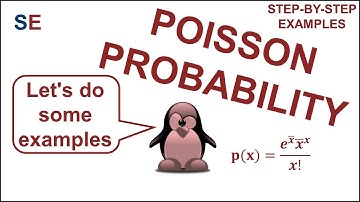 Poisson probability | step-by-step examples