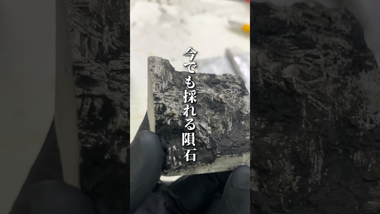 今でも採れる隕石 