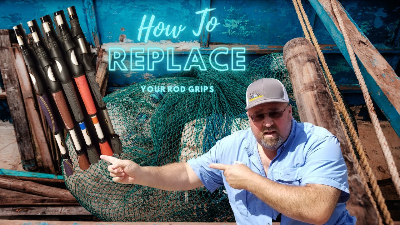 How To Replace Fishing Rod Winn Grips YouTube