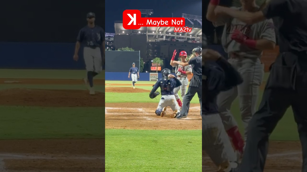 Strikeout… Maybe Not⚾️  