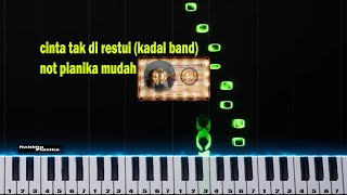 cinta tak di restui kadal band not pianika koplo full bass